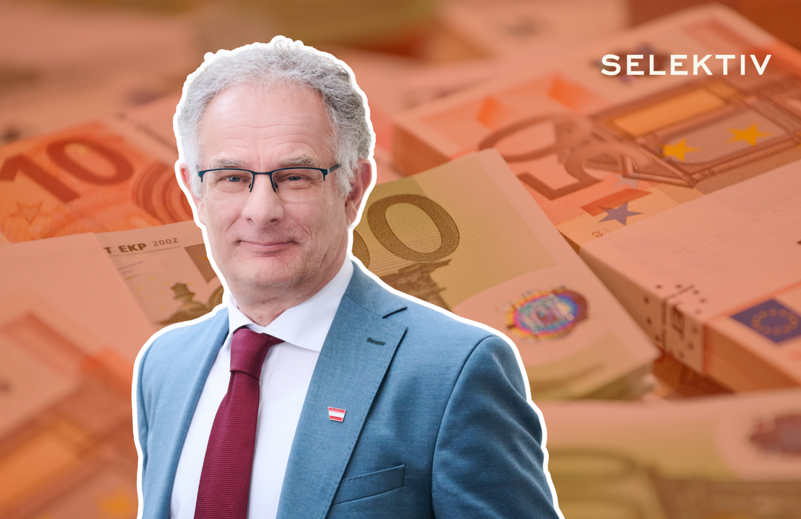 Markus Marterbauer ist Bundesminister für Finanzen. © BMF/Prinz – Montage: Selektiv