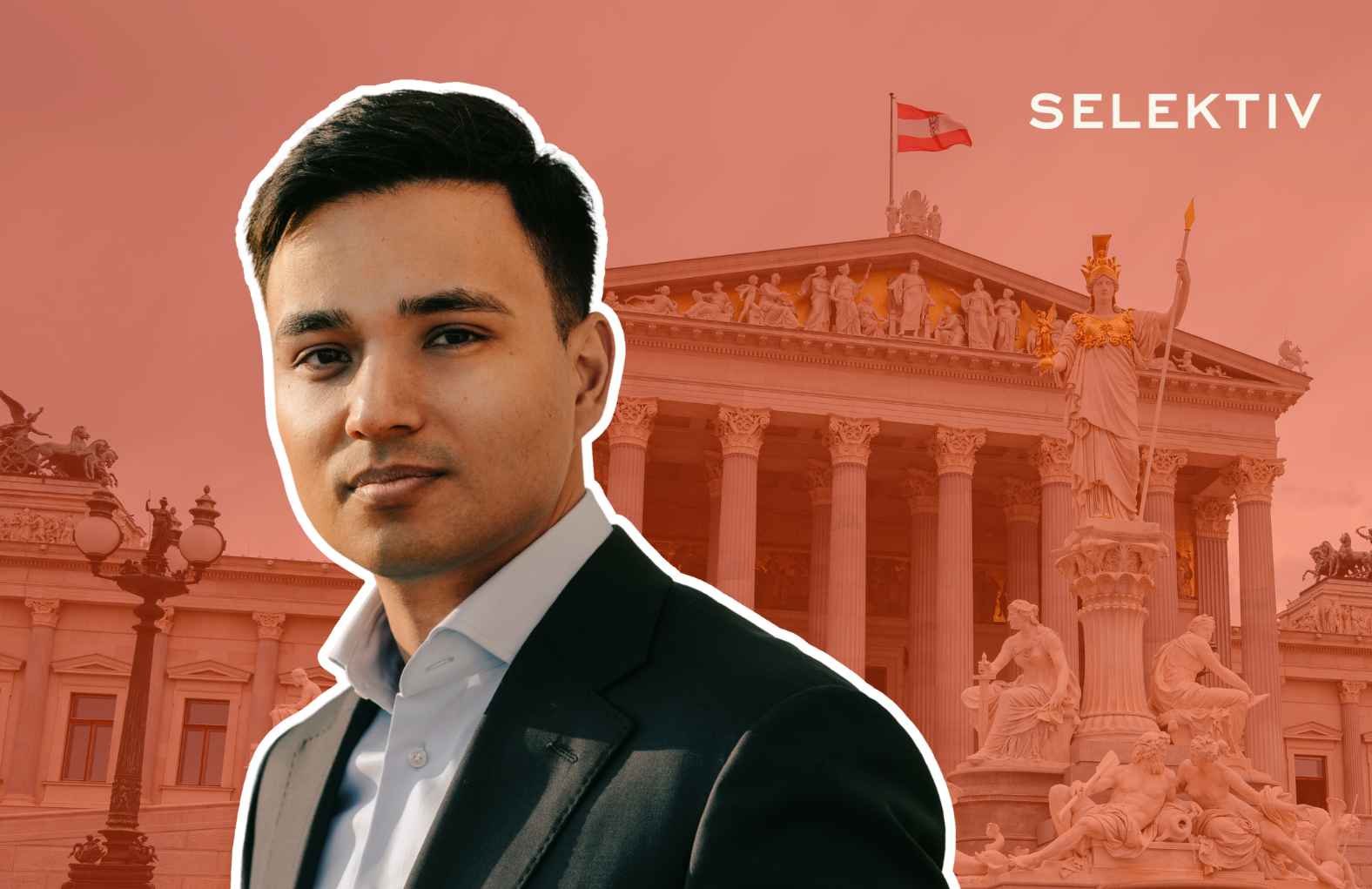 Yannick Shetty ist seit März 2025 Klubobmann der Neos © NEOS / Montage: Selektiv