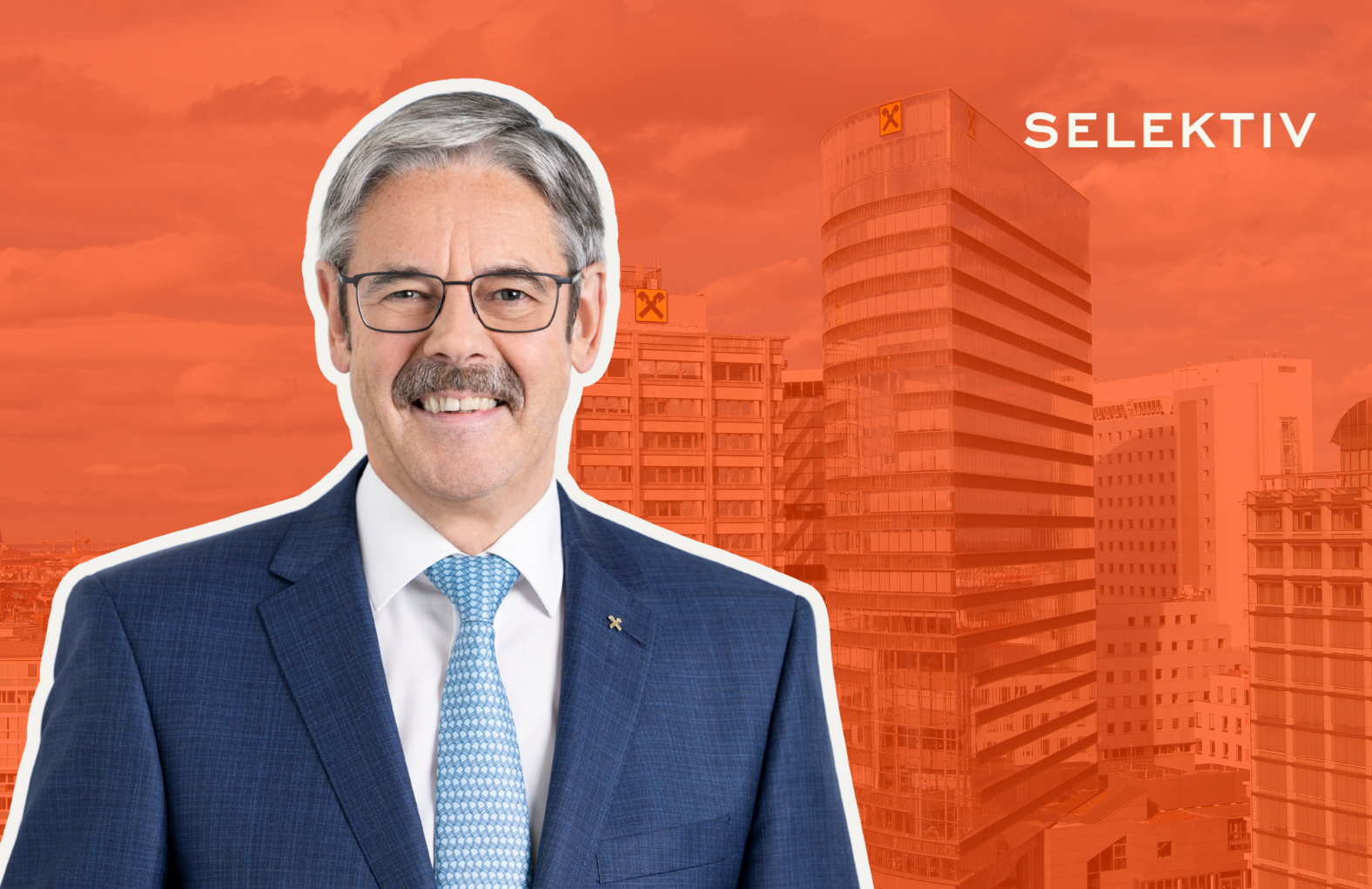 Erwin Hameseder ist Obmann der Raiffeisen-Holding NÖ-Wien sowie Generalanwalt des Österreichischen Raiffeisenverbandes © Raiffeisen NÖ-Wien / Eva Kelety/ Martin Hörmandinger / Montage: Selektiv