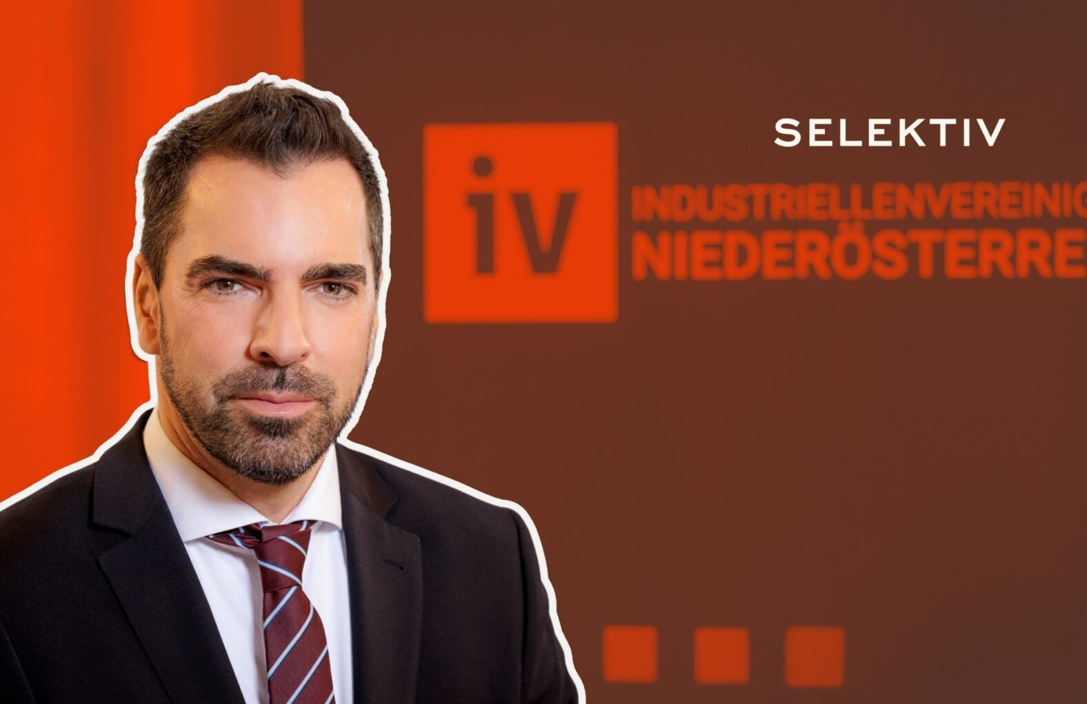 Kari Ochsner ist Präsident der Industriellenvereinigung Niederösterreich © IV NÖ / Marius Höfinger / Montage: Selektiv