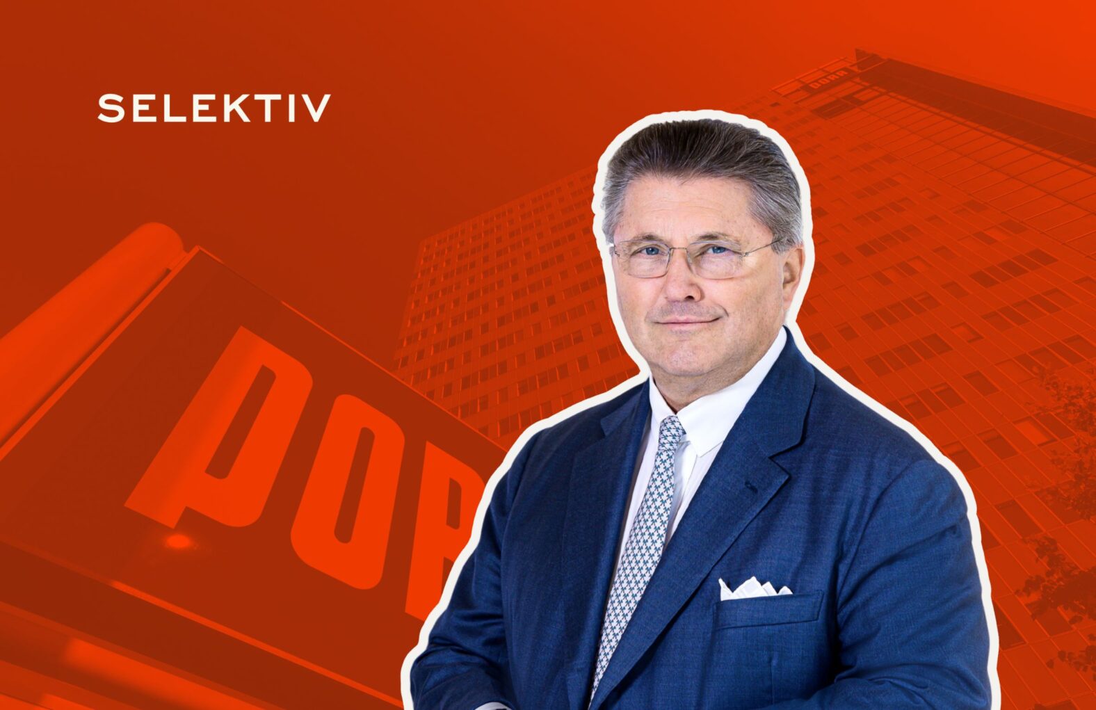 Karl-Heinz Strauss ist CEO der Porr © Porr/Astrid Knie / Montage: Selektiv