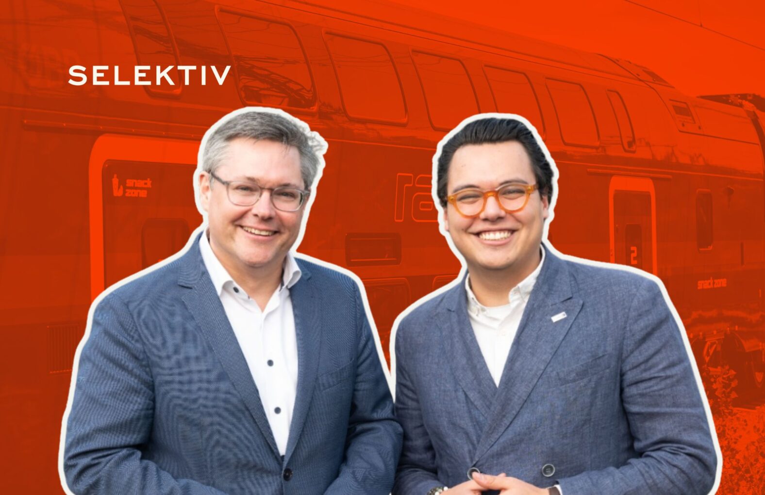 Christian Diewald und Anil Rai vom Verband der Bahnindustrie © VBI | Montage: Selektiv