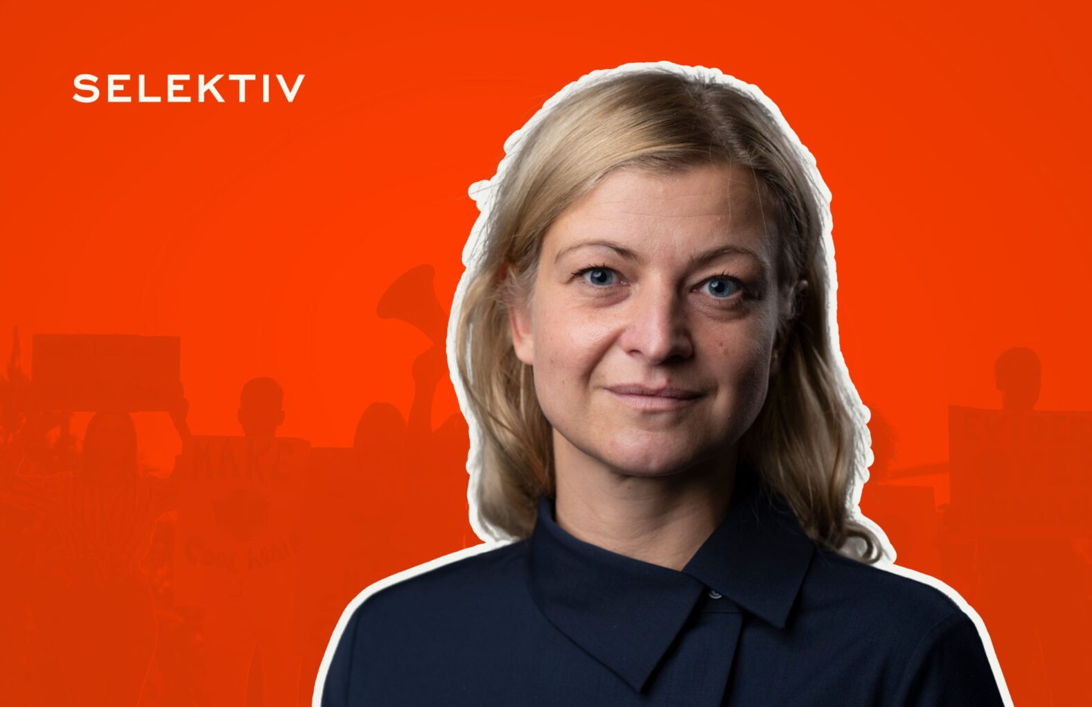 Barbara Teiber, Vorsitzende der Gewerkschaft GPA © Gewerkschaft GPA/Daniel Novotny / Montage: Selektiv