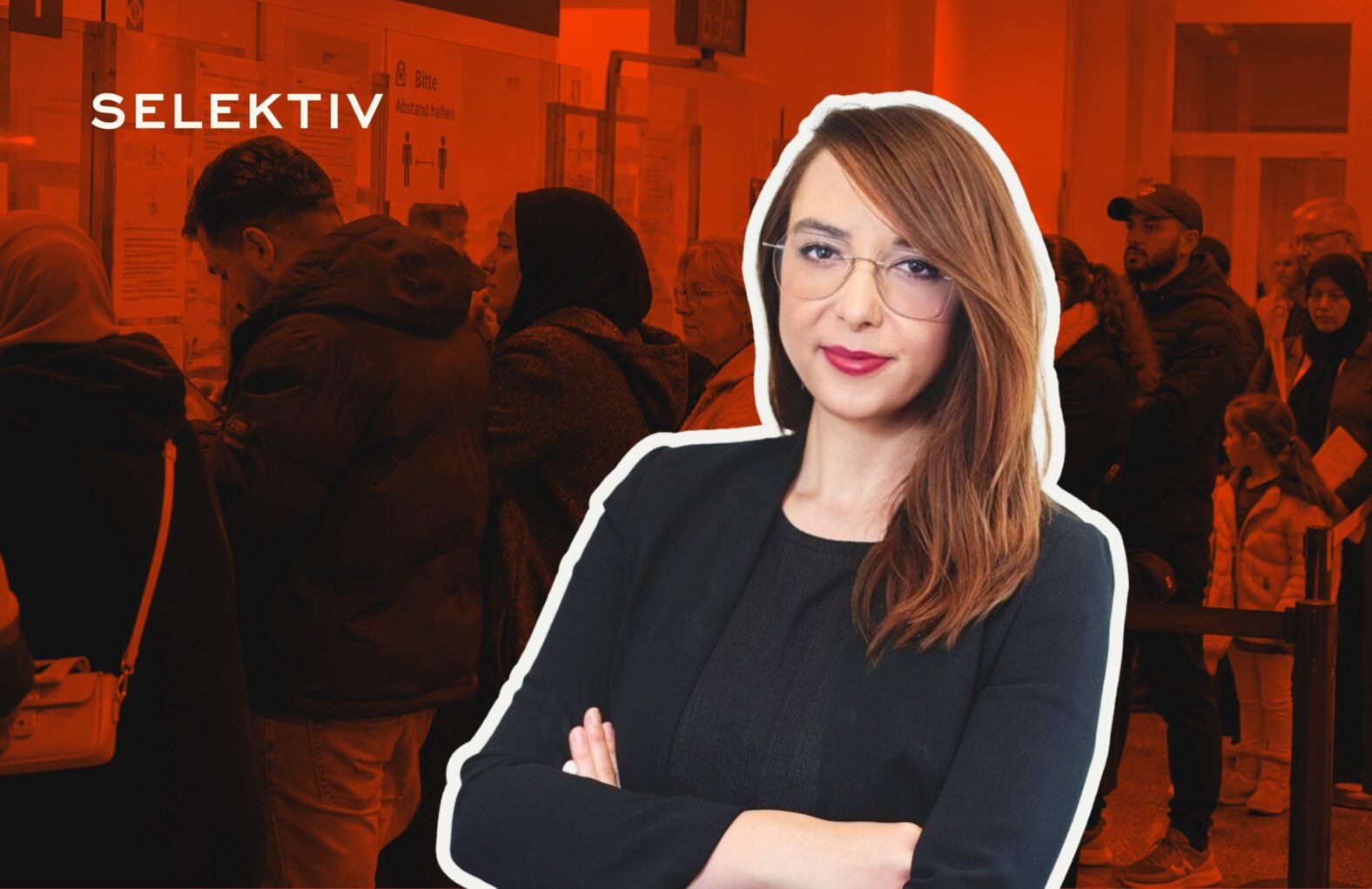 Sonja Ziganek, Gesamtleitung Werte und Arbeit beim Österreichischen Integrationsfonds (ÖIF) © ÖIF / Eugenie Sophie / Montage: Selektiv